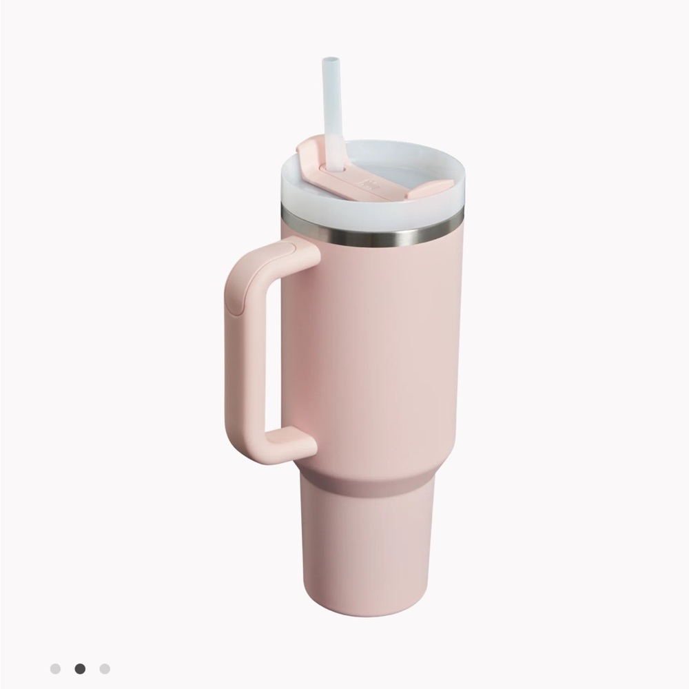 Stanley Tumbler 40 oz color bloom light pink + FREE pouch & one straw cover cap - Picture 3 of 6